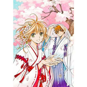 Bandai | Diamond Painting Kit Magical Girl Anime Art Cardcaptor Sakura Full Drill Rhinestone Mosaic Wall Decor Gift for Home Decoration