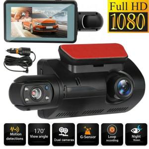 【wifi】 3 Inch Dash cam for car 2 Lens FHD Auto Video Recorder Registrator Dvrs With infrared G-sensor