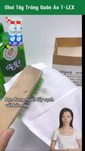 Chai Tẩy Trắng Quần Áo T-LEX 500ml Tẩy Mốc Ố Vàng Không Phai Màu