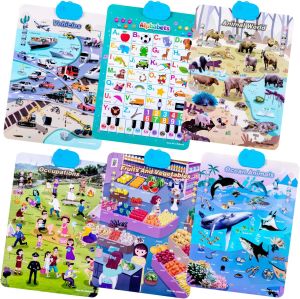 Baby Early Education Audio Visual Hanging Chart Childrens Cognitive Learning Toy Fish Brand Educational Toys for Kids