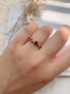 Chard Wake Cincin Wanita Original Korea Elegan Adjustable Titanium Anti Luntur Perhiasan Cewek Rings