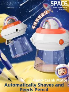 Durable Hand-Cranked Automatic Lead Feeding Pencil Sharpener Childrens Art Students Non-Jamming Pencil Sharpening Machine