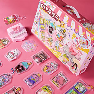 Childrens DIY Material Kit Creative Handmade Stress Relief Toy Birthday Gift for Little Girls Squeezable Fun Playset