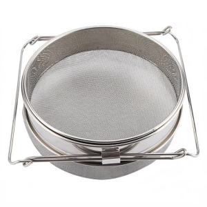 Big Stainless Steel Double Layer Honey Sieve / Strainer / Filter Set with Adjustable Arms Double Honey Strainer
