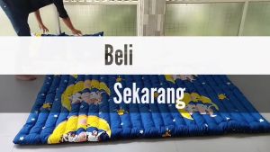 Kasur Lantai Gender Kapuk HIjet Tebal Empuk Jumbo Murah Motif Karakter Ukuran 2 Orang Dewasa
