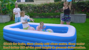 Inflatable Swimming Pool Swimming Pool For Kids Swimming Pool For Baby Portable Swimming Pool Big Size For Family Thickened Anti Leak PVC Foldable
