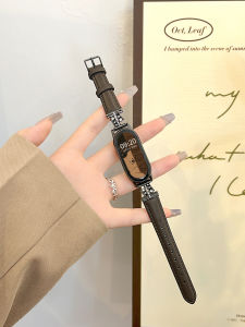 Fashionable Saint Laurent Xiaomi Band Replacement Strap Mens Buckle Style Compatible with Xiaomi Mi Band 8 9 7 6 5 NFC