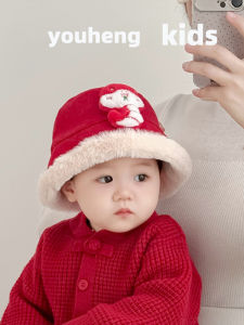 Mũ Đi Biển Mùa Đông Cho Bé Trai Và Bé Gái Mũ Trùm Đầu Màu Đỏ Dày Dặn Mũ Đi Biển Phong Cách Người Đánh Cá Cho Trẻ Sơ Sinh Mũ Đi Chơi Đường Phố