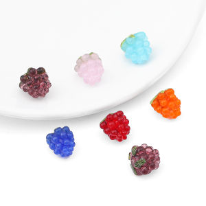 1PC Exquisite Handmade Lampwork Beads Glass Grape Fruit Beads Charm For Necklace Bracelet Earring DIY Jewelry Making