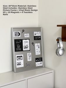 CHIGUASHAONV | DIY Creative Decoration Board Magnetic Stainless Steel