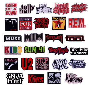 Pop Rock Jewelry Classic Music Band Logo Enamel Pin Fan Collection Badge Send Friends Unique Pin Gift Accessories Wholesale