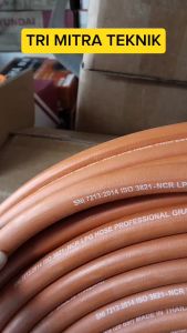 SELANG KOMPOR GAS NCR LPG HOSE 3/8 10MM HARGA PER 1 METER