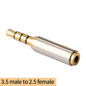 Jack 3.5 mm to 2.5 mm Audio Adapter 2.5mm Male to 3.5mm Female Plug Connector for Aux Speaker Cable Headphones Micphone Jack 3.5