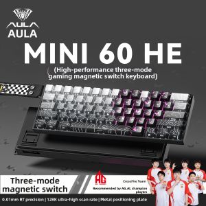 Aula | Bluetooth Multi-Mode Wireless Magnetic Mechanical Keyboard High-Performance Gaming