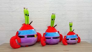 Boneka Mr Crabs Ukuran XL - Teman SpongeBob Dari Bikini Bottom