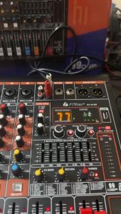 FT STAR Spider 6 CH Professional Mixer 6 Channel Mixing Console and Aux Paths Effects Processor EX-6USB