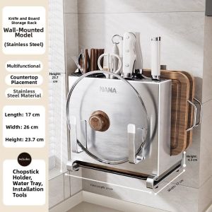 GUANGMANZHI | Stainless Steel Multi-functional Kitchen Organizer