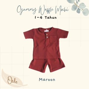 Gummy Baby Mochi Waffle Set / Setelan anak