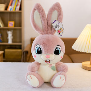 GUAIBUDIAN | Cute Brown Rabbit Stuffed Toy