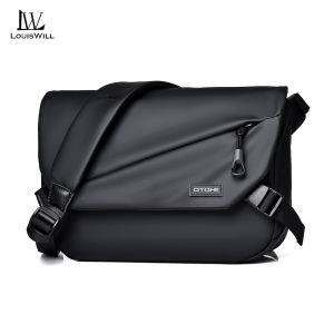 LouisWill Men Fashion Shoulder Bags Cross Body Bags Messenger Bag Waterproof Oxford Cross Body Bag Large Capacity Sling Bags Simple Casual Sport Street Bag for Men Male Student Teenager