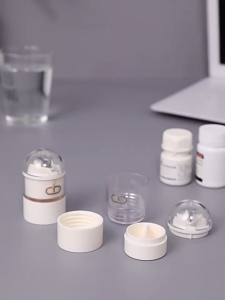 🔥 Household Medicine Cutter Baby Medicine Grinder Powder Box Portable Medicine Divider