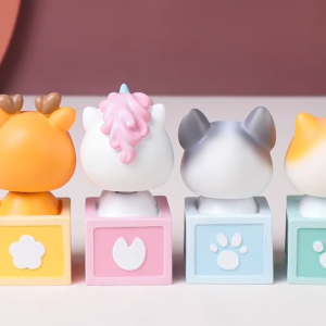 Bobble Head Kepala Goyang - Pajangan Dashboard Mobil Dekorasi Aksesoris Kucing Rusa Unicorn Anjing