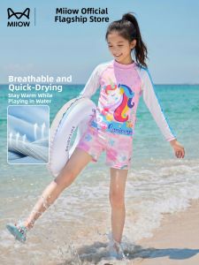 MiiOW | New Girls Long Sleeve Sun Protection Swimwear