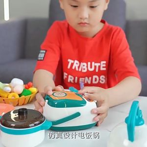 Children Kitchen Toys Simulation Cookware Pot Pan Educational Toys  Mini Food Pretend Girls Toys