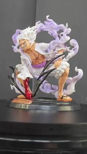 One Piece: Monkey D. Luffy Battle Version Nikka Sun God Gear 5 Action Figure ( 20 cm High)