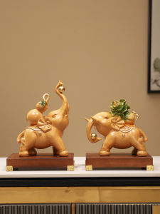 BAOTISEN | Fortune and Prosperity Elephant Ornament Decor