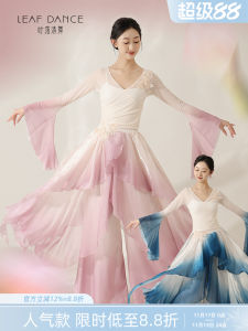 Trang phục khiêu vũ cổ điển thanh lịch dành cho nữ Ye Luo Qing Dance Tua Rua Shengmo Lantern Váy và quần gạc chảy