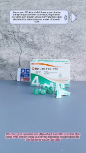 BD Micro-Fine Microfine Ultrafine Ultra Pro Plus 4MM 32G Insulin Pen Needles 100s (0.22mm x 4mm)