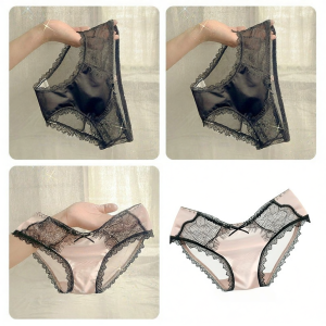 Breathable Seamless Lightweight Ice Silk Lace Pants
