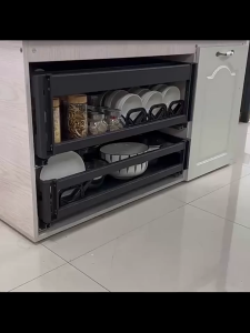 Aluminium Drawer Basket In Kitchen Pull Out Drawers Basket For Kitchen Cabinets Kitchen Pull-out Basket