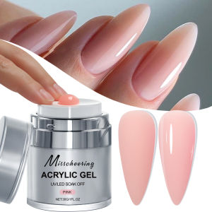 15/30g Quick Builder เล็บเจลสีขาวเปลือยสีชมพู Clear Nail Art Extension เจลมัลติฟังก์ชั่นอะคริลิคเจล Soak Off UV LED สําหรับ Salon
