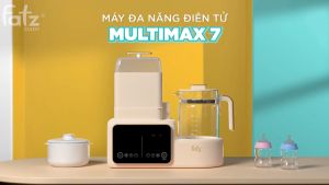 (Multimax 7) Máy tiệt trùng sấy khô đun nước pha sữa hầm chậm Fatzbaby FB9302TN - Fatz MGG