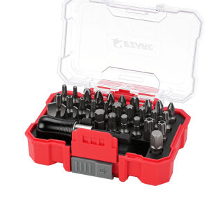 EZARC 20PC Ratcheting Handle Driver Set / 32PC Screwdriver Bit Set - CR-V Magnetic All-in-One Kit for DIY & Precision Repairs