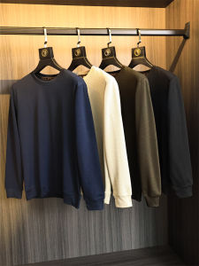 Sportswear Brand Beehive Texture Mens Outdoor Sweatshirt round Neck Breathable Moisture Wicking Versatile Loose Fit Urban Style