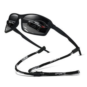 With Chain Fashion Vintage Driving Fishing Cycling Sports Sunglasses MenWomen Running Mountaineering Sport Man UV400 Sun Glasses