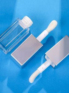 Large Brush Head Lip Glaze Tube Thick Rod Lip Color Empty Bottle Square Concealer Transparent Bottle Thumb Brush Head Makeup Tools