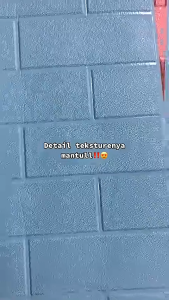 Wallpaper Foam 3D Bata Halus Tebal 77cm x 70cm Wallpaper Dinding Batu Bata