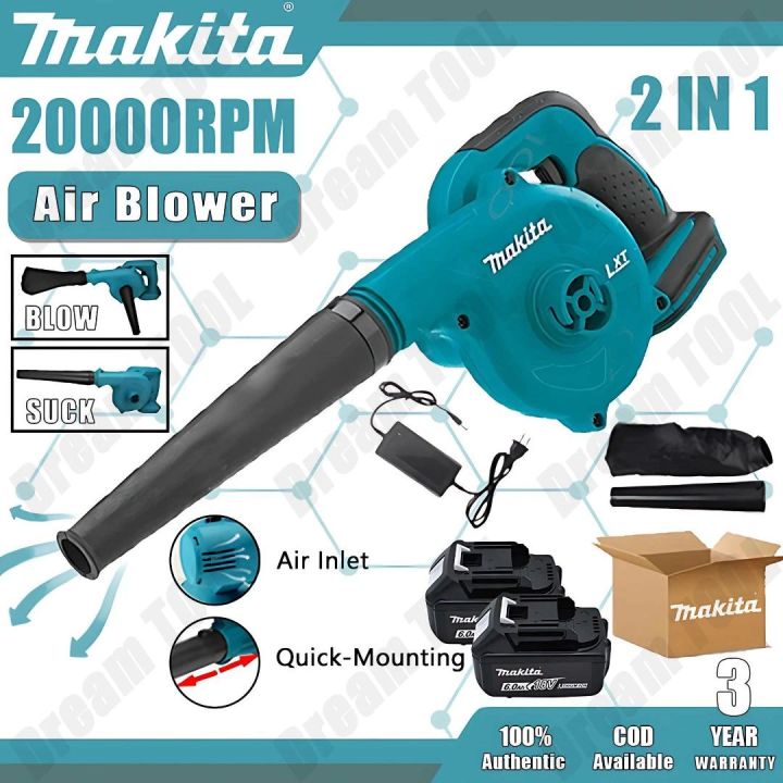 Makita Cordless Air Blower Portable Vacuum Cleaner Brushless
