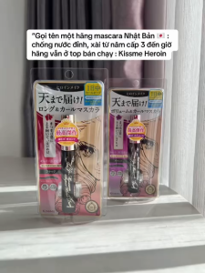 (Tổng hợp) Mascara KissMe Heroin Siêu Bền Chống Nước Cong Mi Nhật Bản