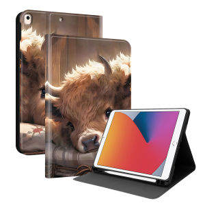 Fashion Stand Cover for iPad 5th 6th 7th 8th Gen Case 10.2 iPad Pro 11 2018-22 Air 11 2024-26 with Pen Holder Tablet Cover