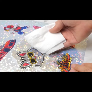 10/20 Sheets Diamond Vinyl Sticker Paper - A4 Size (21.08x29.72 cm) Waterproof & Self-Adhesive Inkjet/Laser Printable with Broken Glass Pattern for Crafts Labels Branding DIY Projects
