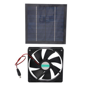 Solar Powered Fan Waterproof IP65 20% Conversion Rate 20W Exhaust Fan For Kitchens Greenhouses Pet Houses Solar Panel Fan Kit