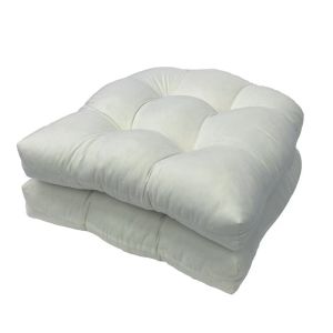 2pcs Chair Cushions Overstuffed Patio Seat Cushions Comfortable Seating for Fits Dining Rocking Sectional Sofas Various Chairs