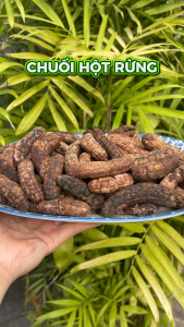 Chuối hột rừng sấy khô túi lớn loại 500g - Tấn phát - Hàng công ty chất lượng cao