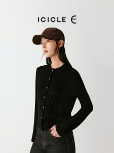 ICICLE | Winter Wool Core-spun Knit Cardigan