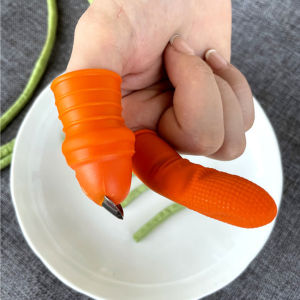 LoviRa Silicone Thumb Knife Fruit & Vegetable Tools Thumb Cutter Kitchen Gadget Garden Gloves